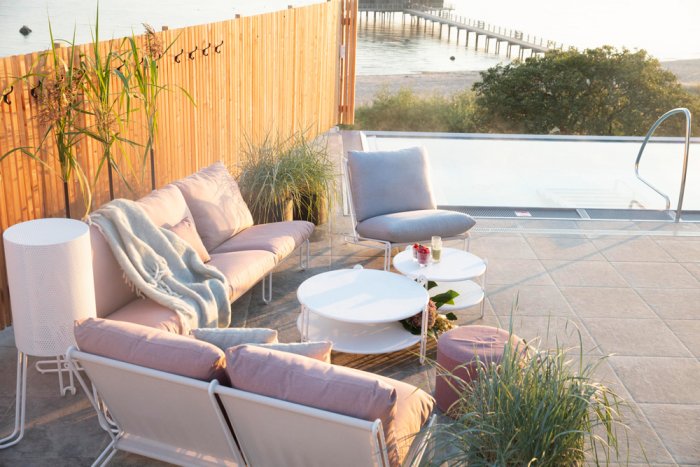 Blixt Soffbord 65 cm Vit