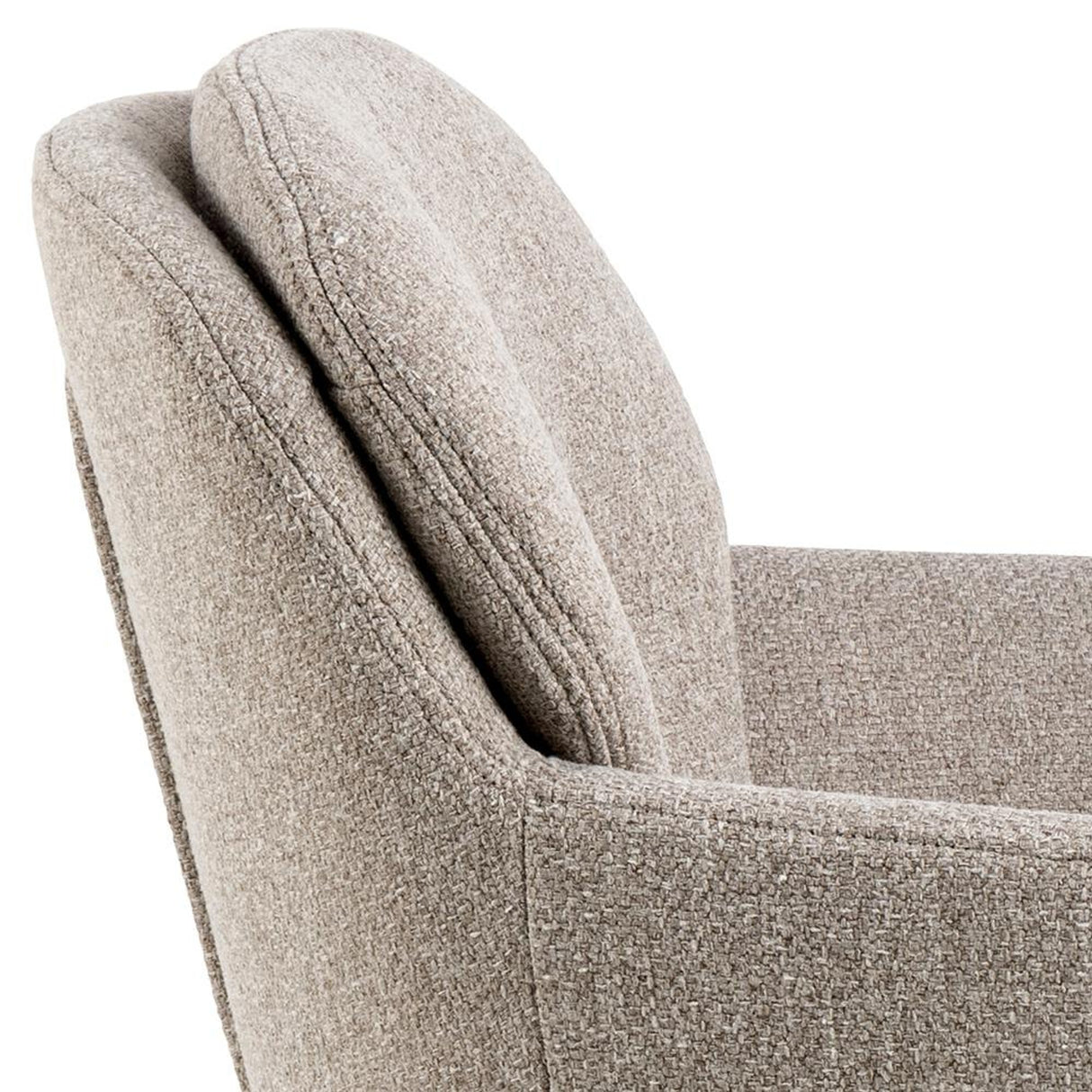 Charlize Karmstol Alea tyg Beige