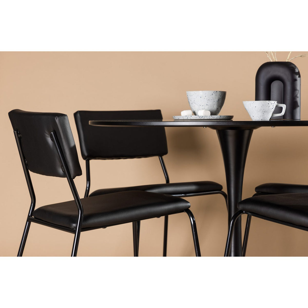 Glade, Kenth Rund matgrupp Svart, Svart, ⌀100