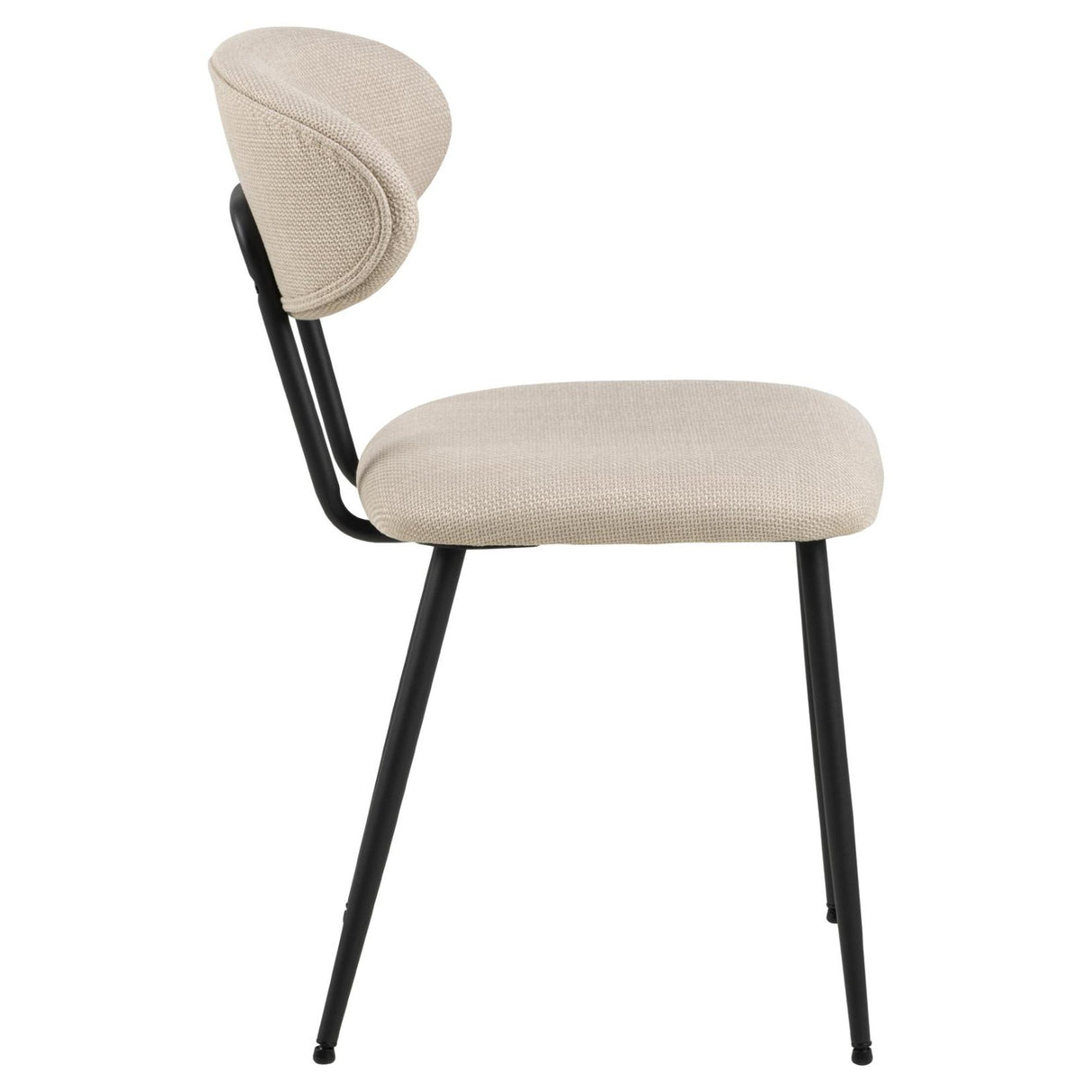 Delfino Matstol Basel tyg Beige