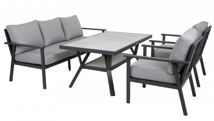 Samvaro Soffgrupp Grå