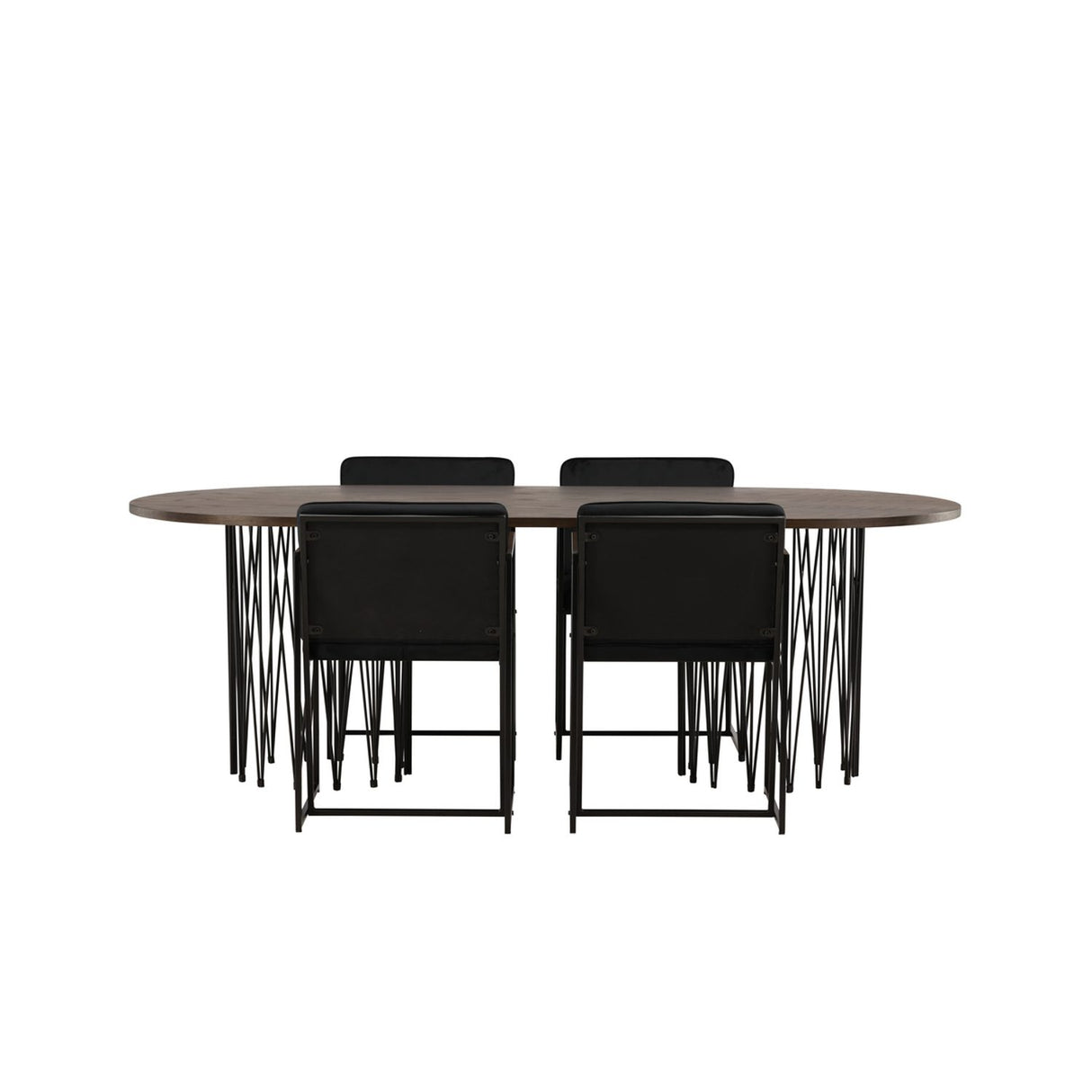 Stone, Richmond Oval matgrupp Svart, Svart, mocka, 220 x 100