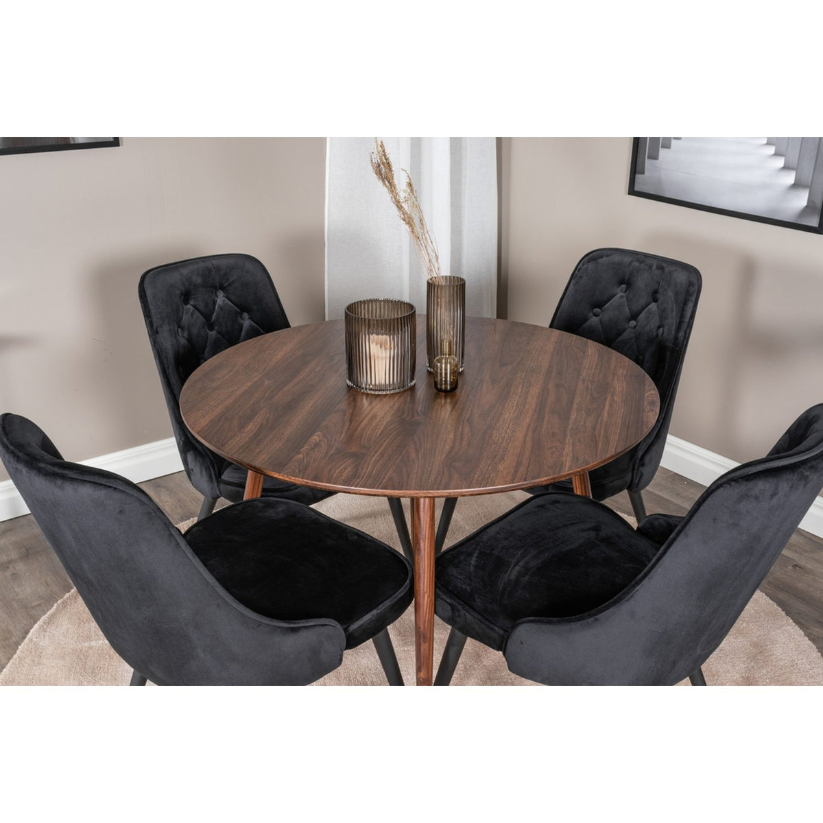 Plaza, Velvet Deluxe Rund matgrupp