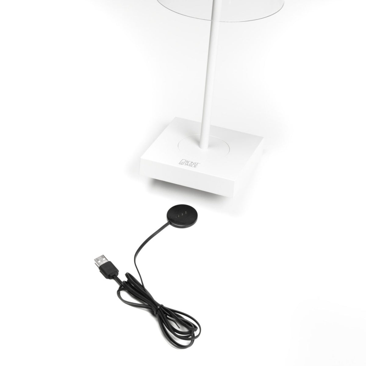 Scilla USB Dimbar Bordslampa Ute Vit