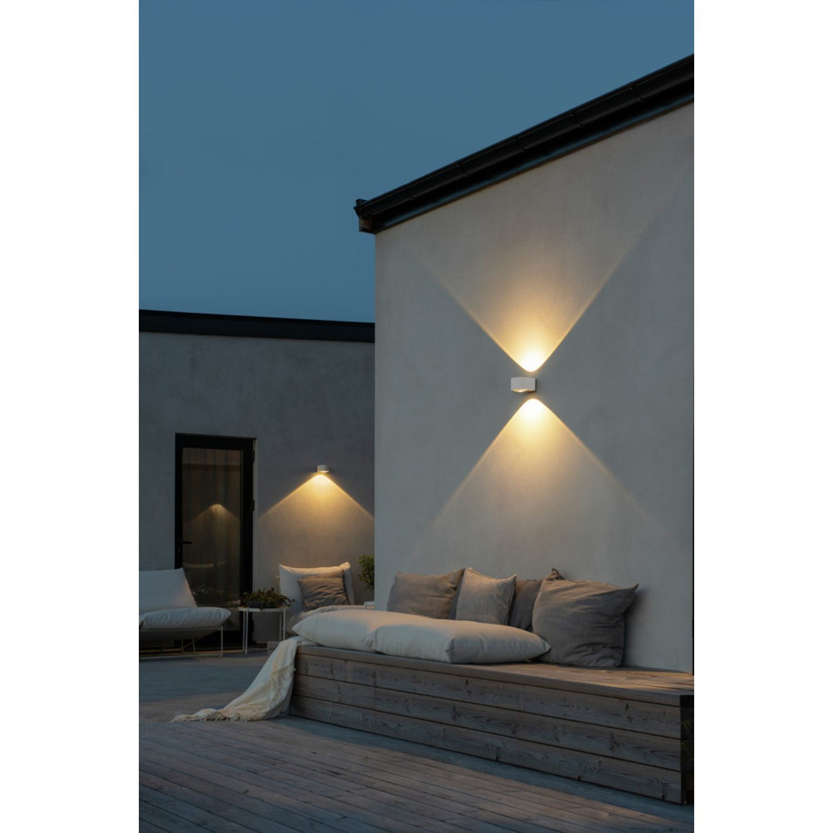 Gela HP-LED Upp/ner Vägglampa Ute Vit