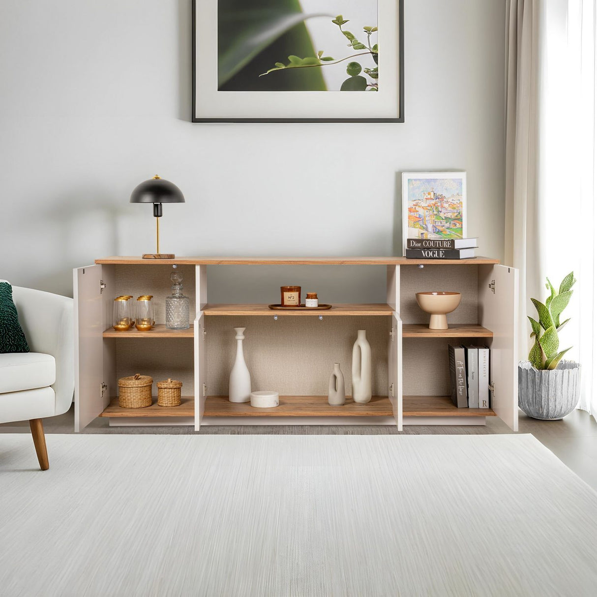Asprilla Konsolbord Kashmir / Atlantic Pine