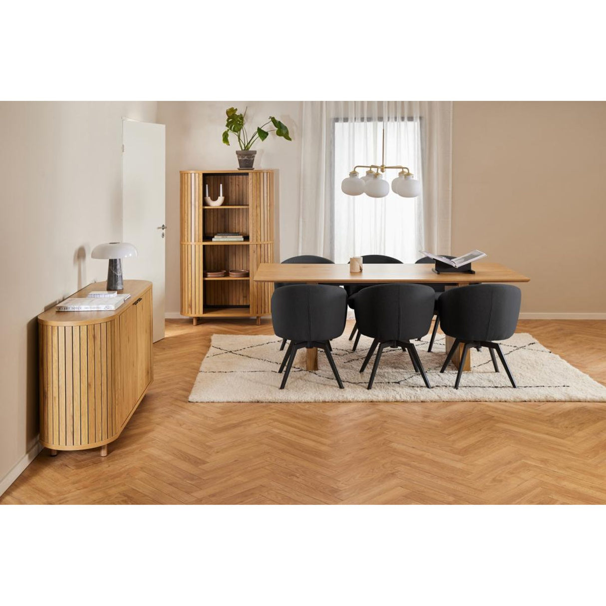 Maribo Karmstol Alea tyg Antracit