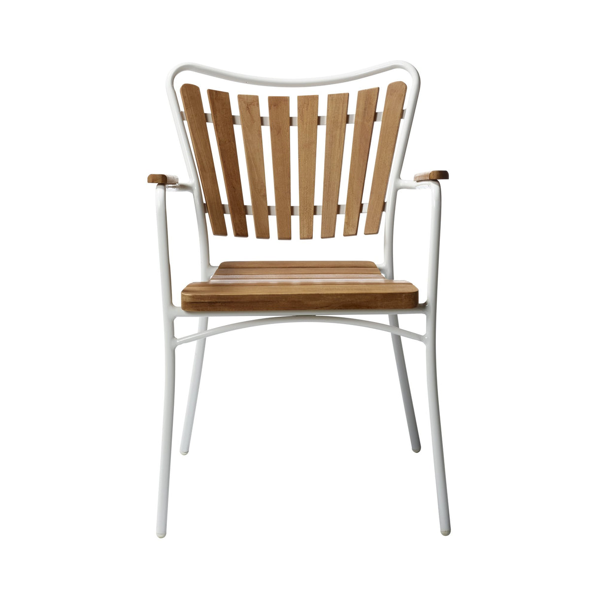 Ellen Trädgårdsstol i Teak och Aluminium Vit