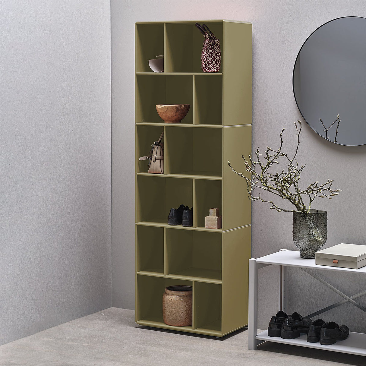 Beverly Quadrant-hylla Oliv