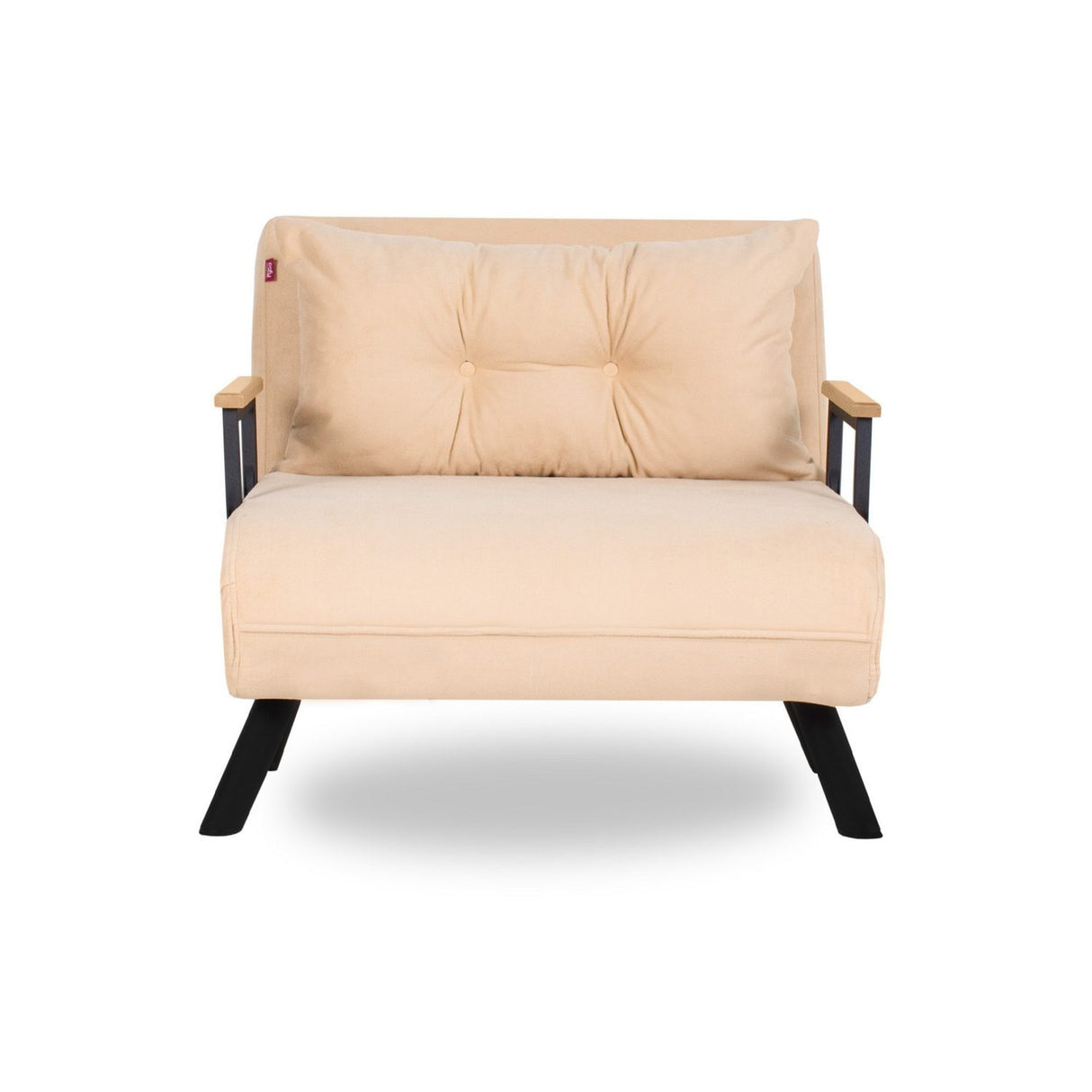 Freetown Single (26 x 120 x 60 cm) 1-sits bäddsoffa Creme