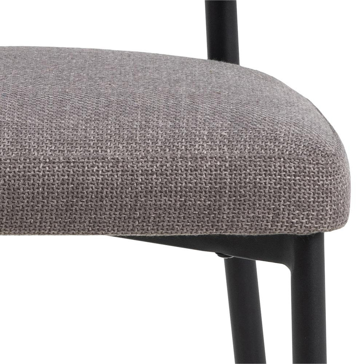 Kaley Matstol Basel tyg Gråbrun