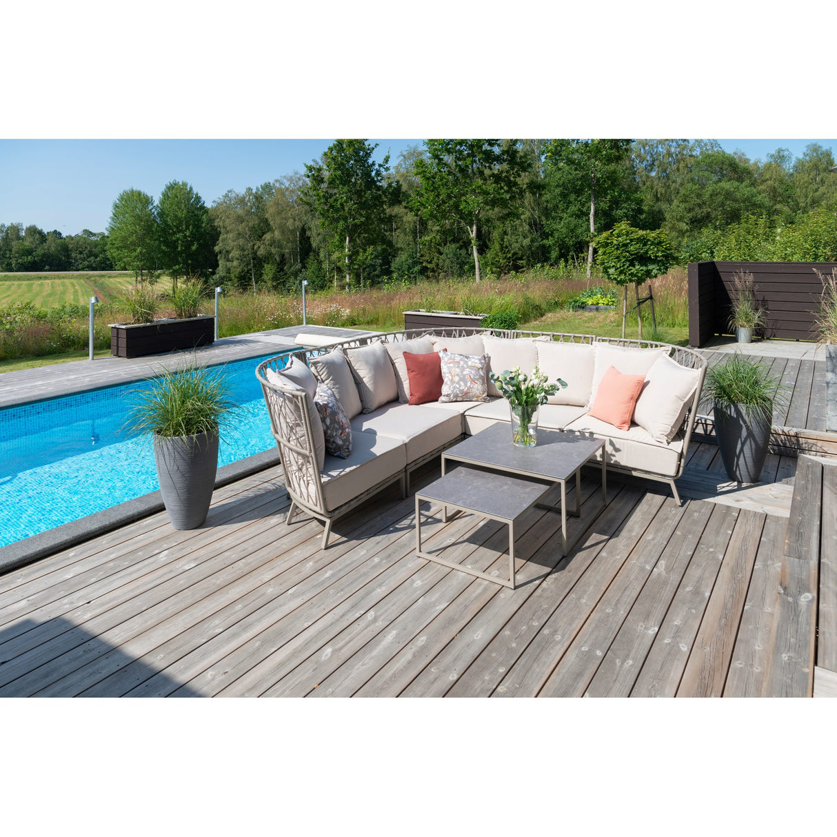 Jet Set Utesatsbord Beige