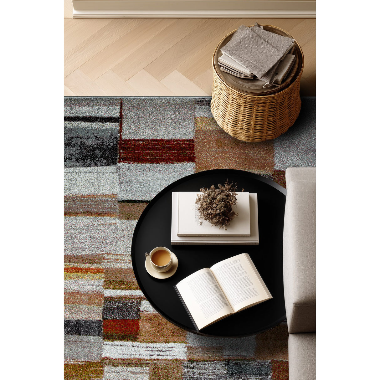 Elise Multifärgad Wiltonmatta