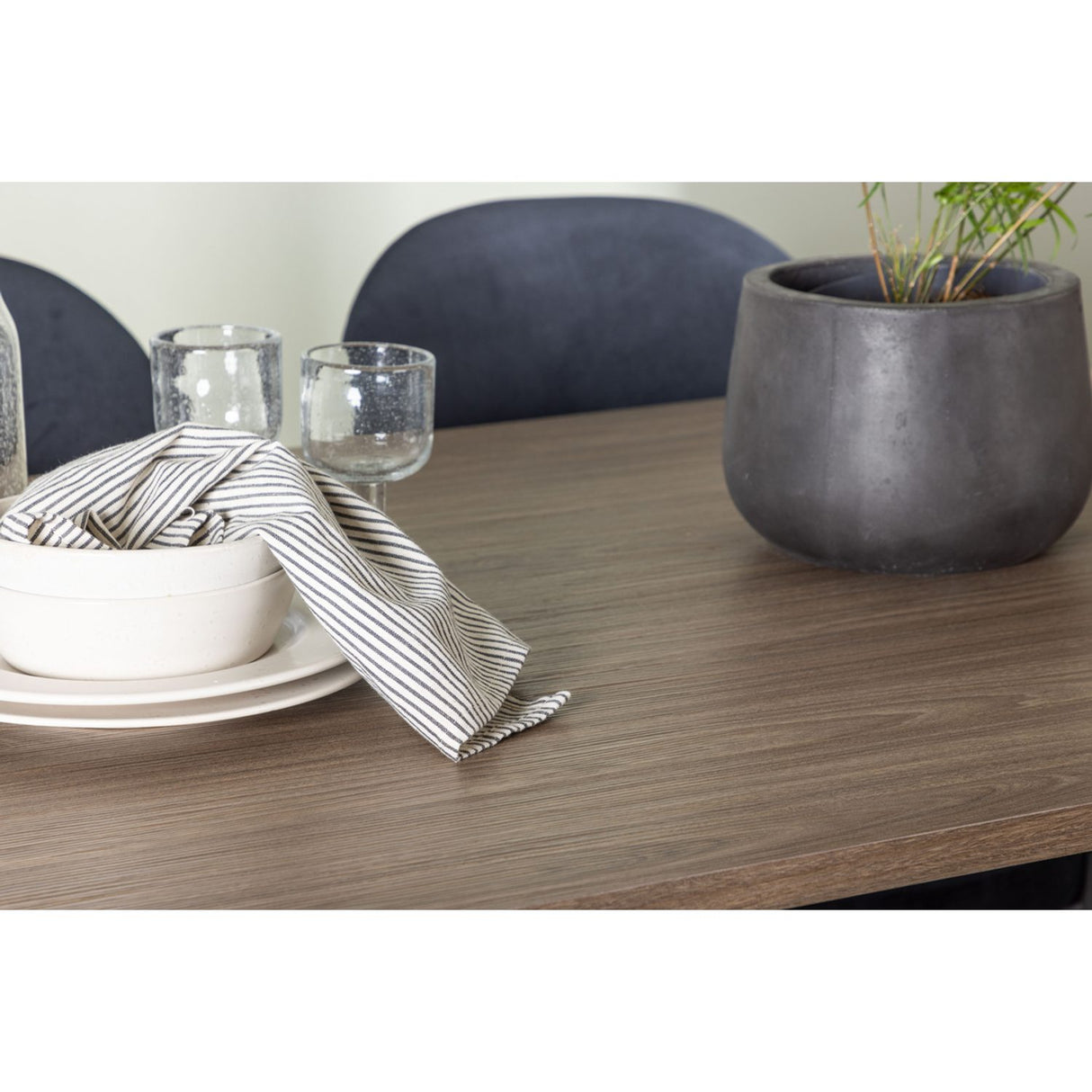 Andy, Stella Oval matgrupp Svart, Natur, 180 x 90