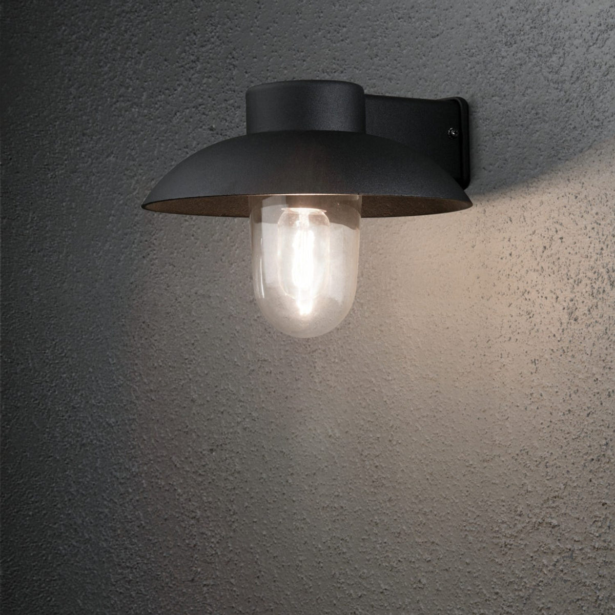 Mani E27 Vägglampa Ute Mattsvart