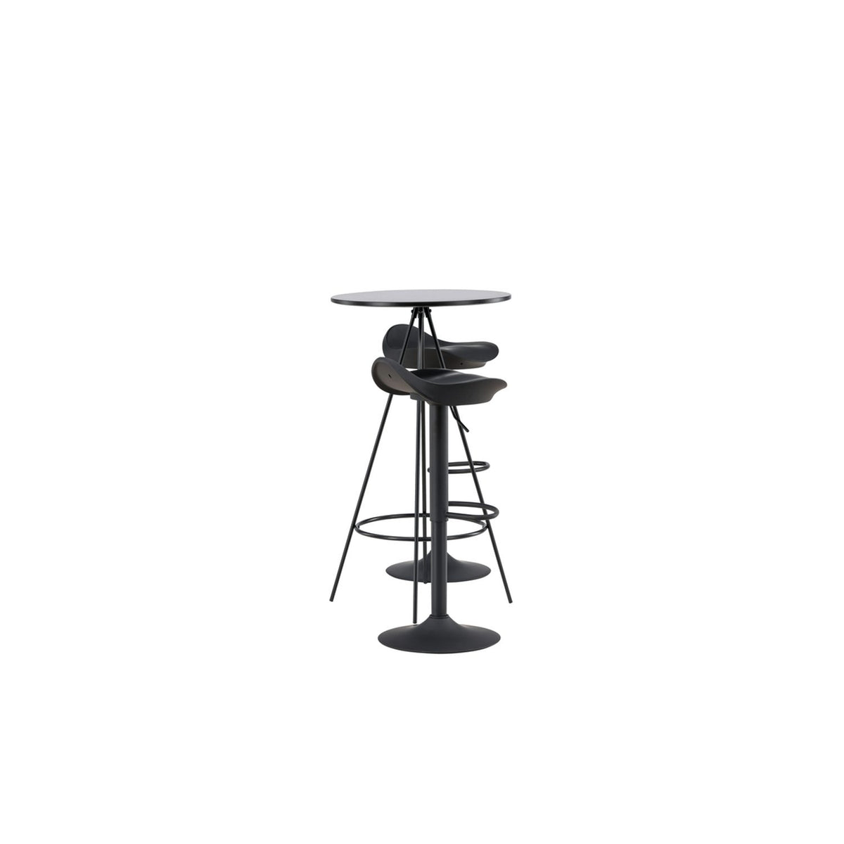 Bistro, Adesto Rund matgrupp Svart, Svart, ⌀60