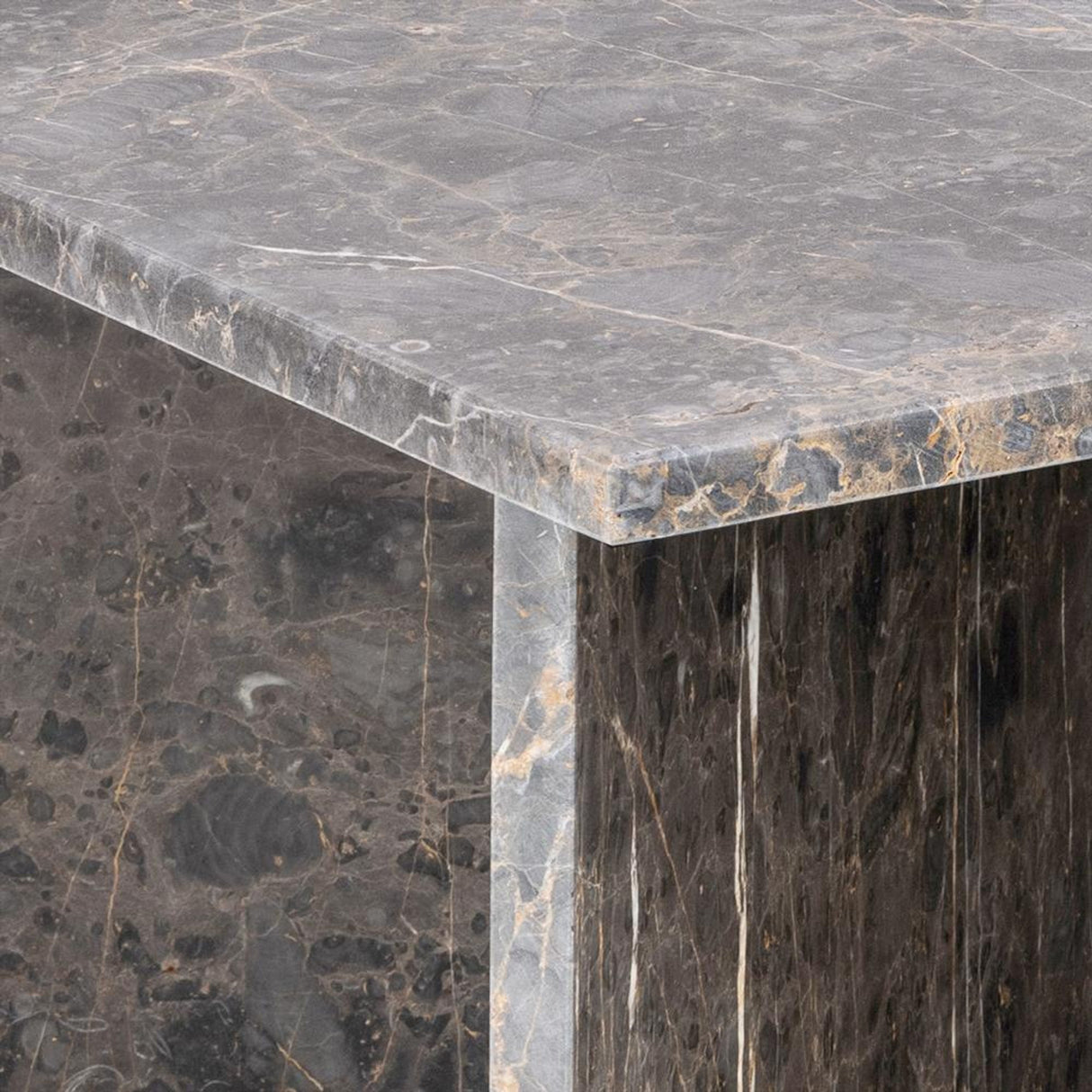 Miramas Soffbord 90x90 cm Brun