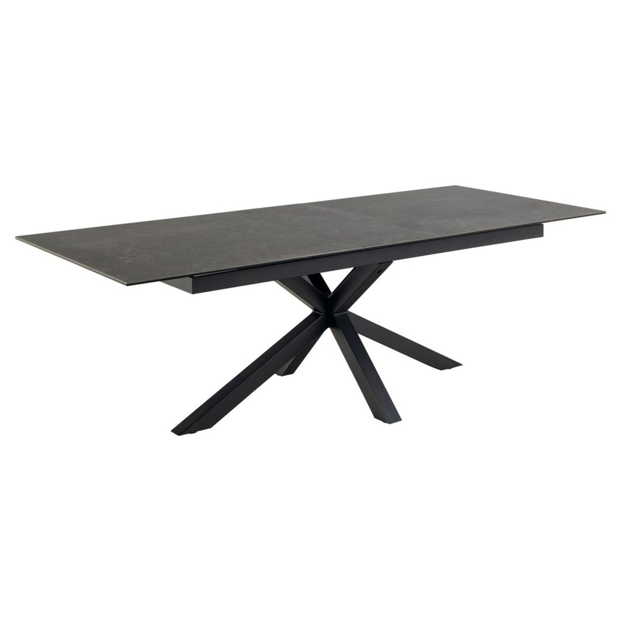Verdun Matbord 100x200-240 cm Svart Fairbanks