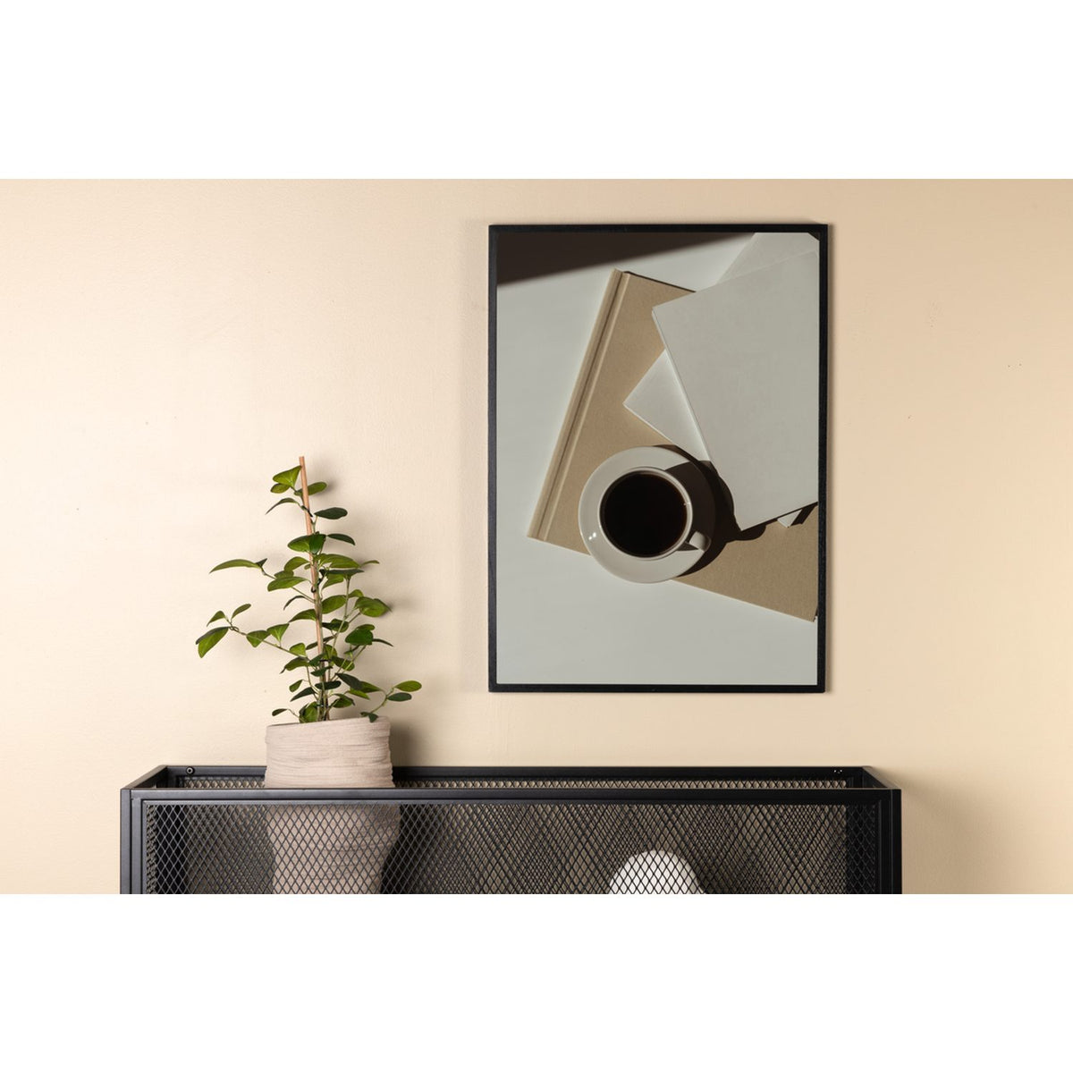 Kaffe Poster Vit, 21 x 30 cm