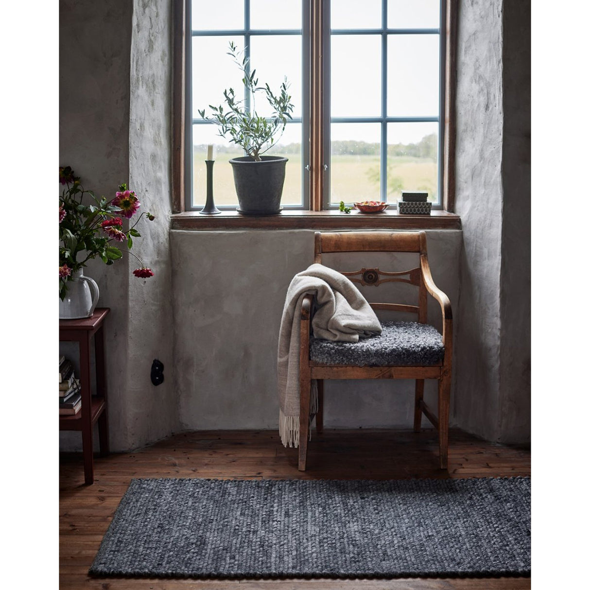 Merino Gångmatta Granit
