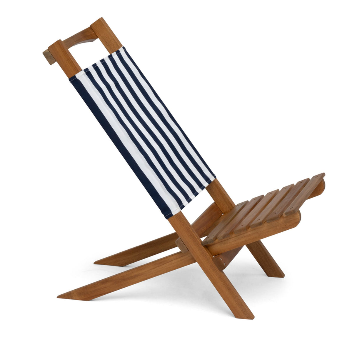 Mölle Solstol Blå/Vit