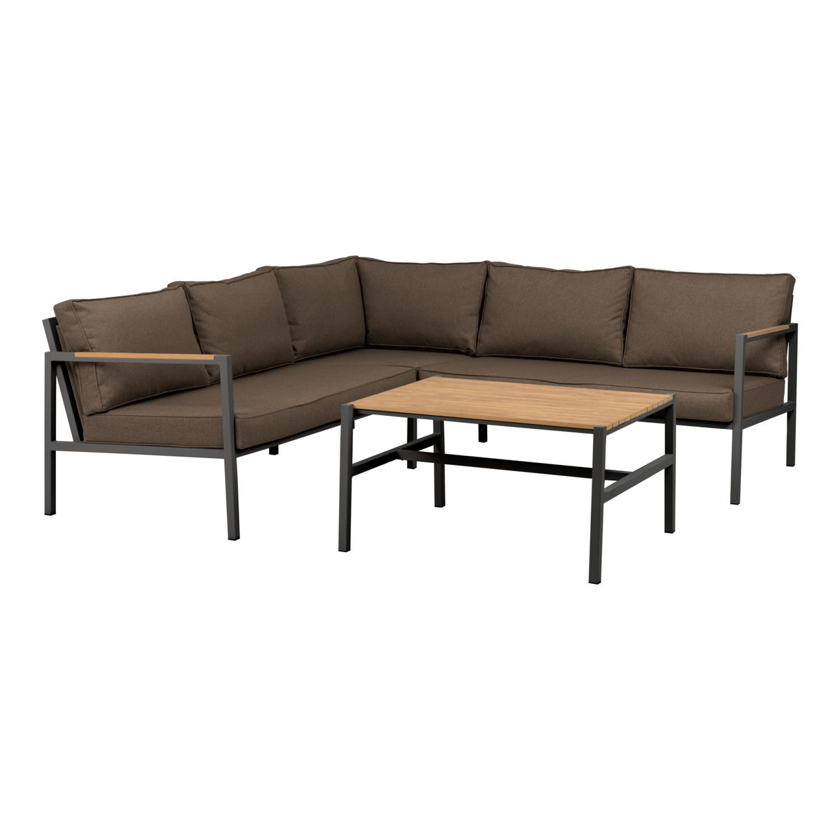 Cap Soffgrupp Antracit/Brun 214x214 cm