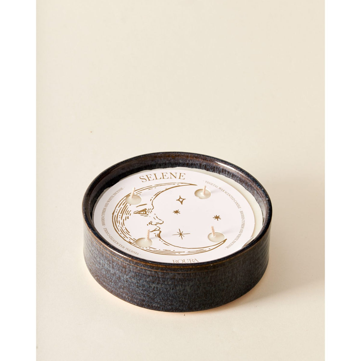 Cosmos Terracotta Dofljus Doftljus Dark Blue Selene, 16x5,5cm