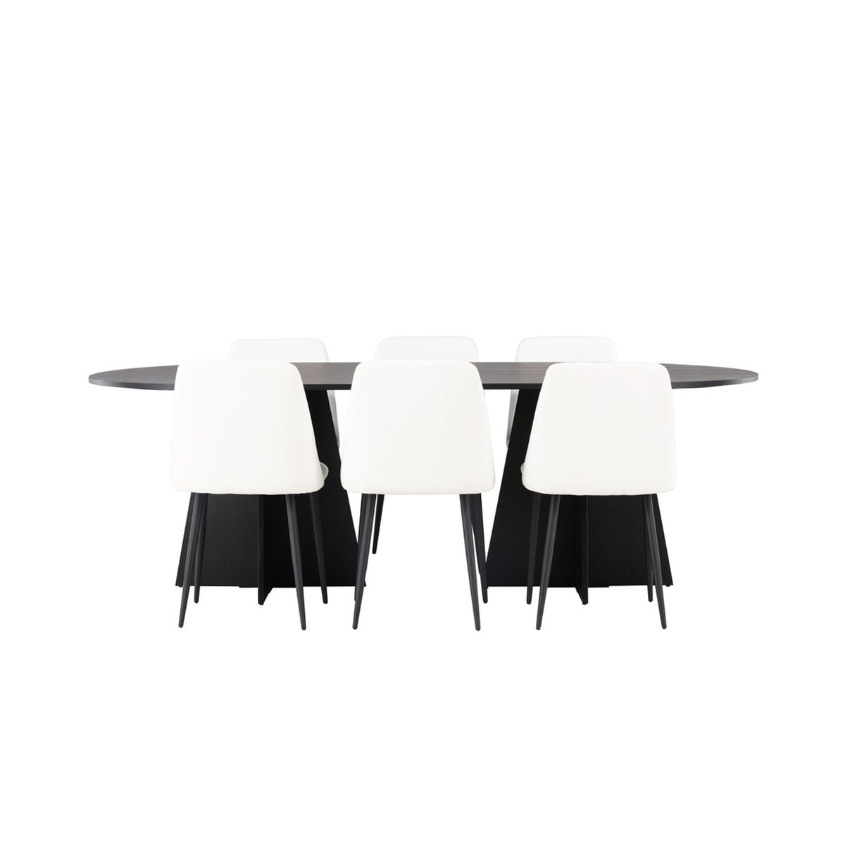 Bootcut, Night Oval matgrupp Svart,Vit, Svart, 230 x 115
