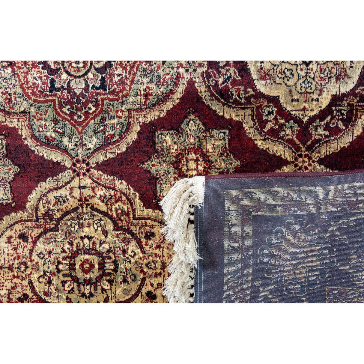 Edith Röd Konstsilkesmatta