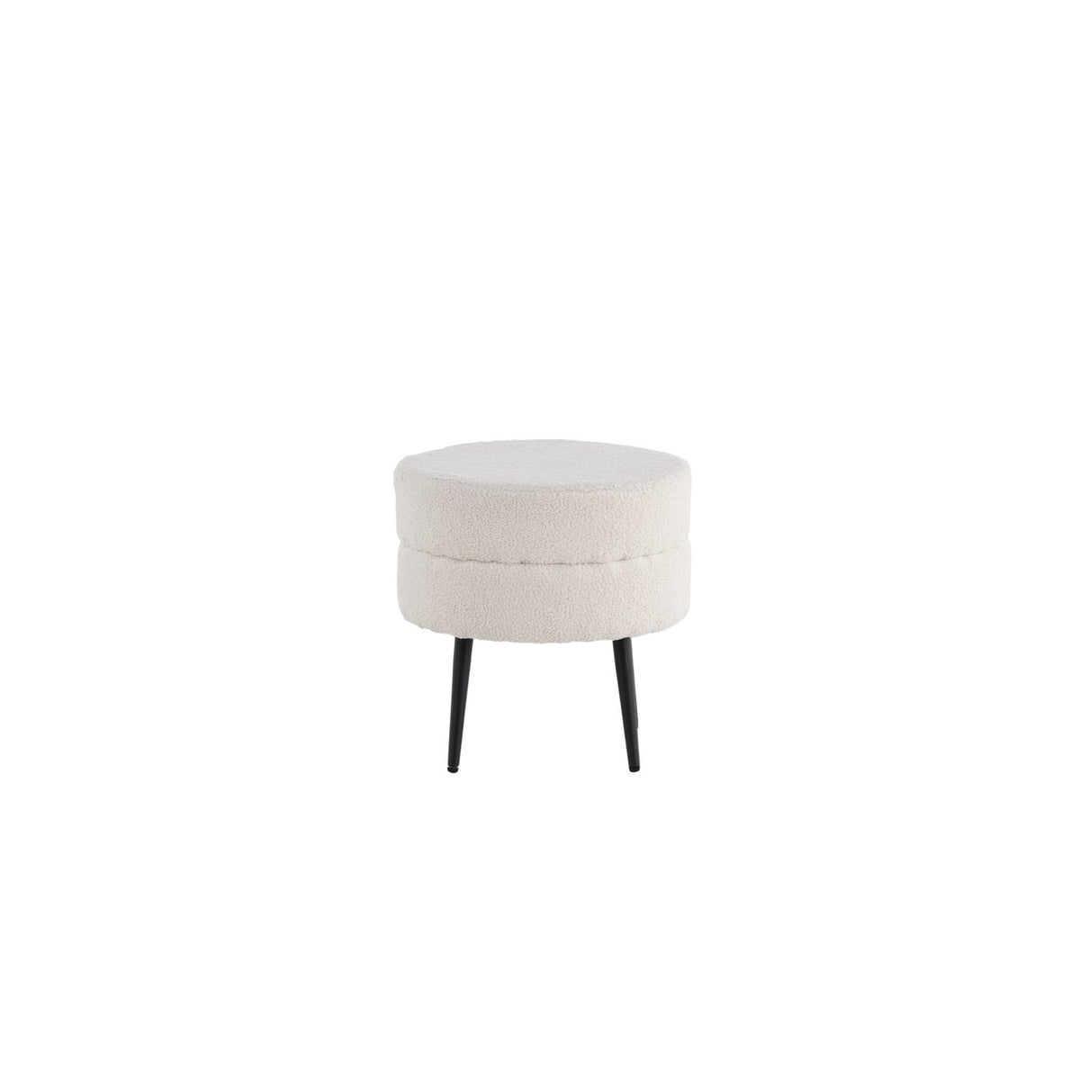 Pot Puff Svart, Polyester teddy