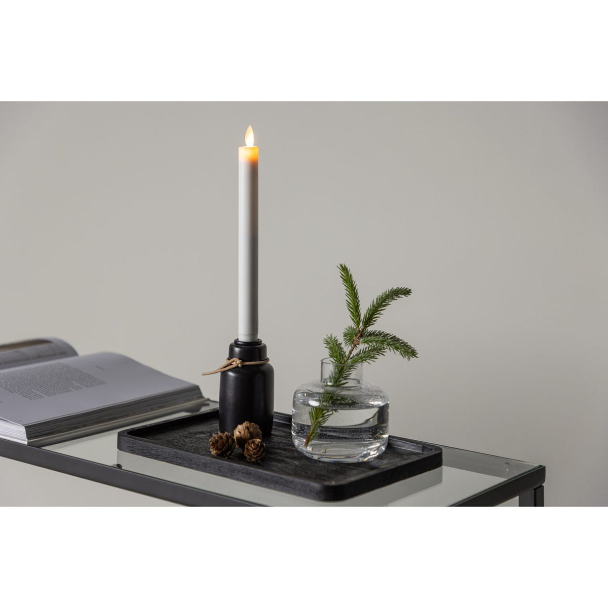 Ulricehamn Ljusstake Black, 6 x 28
