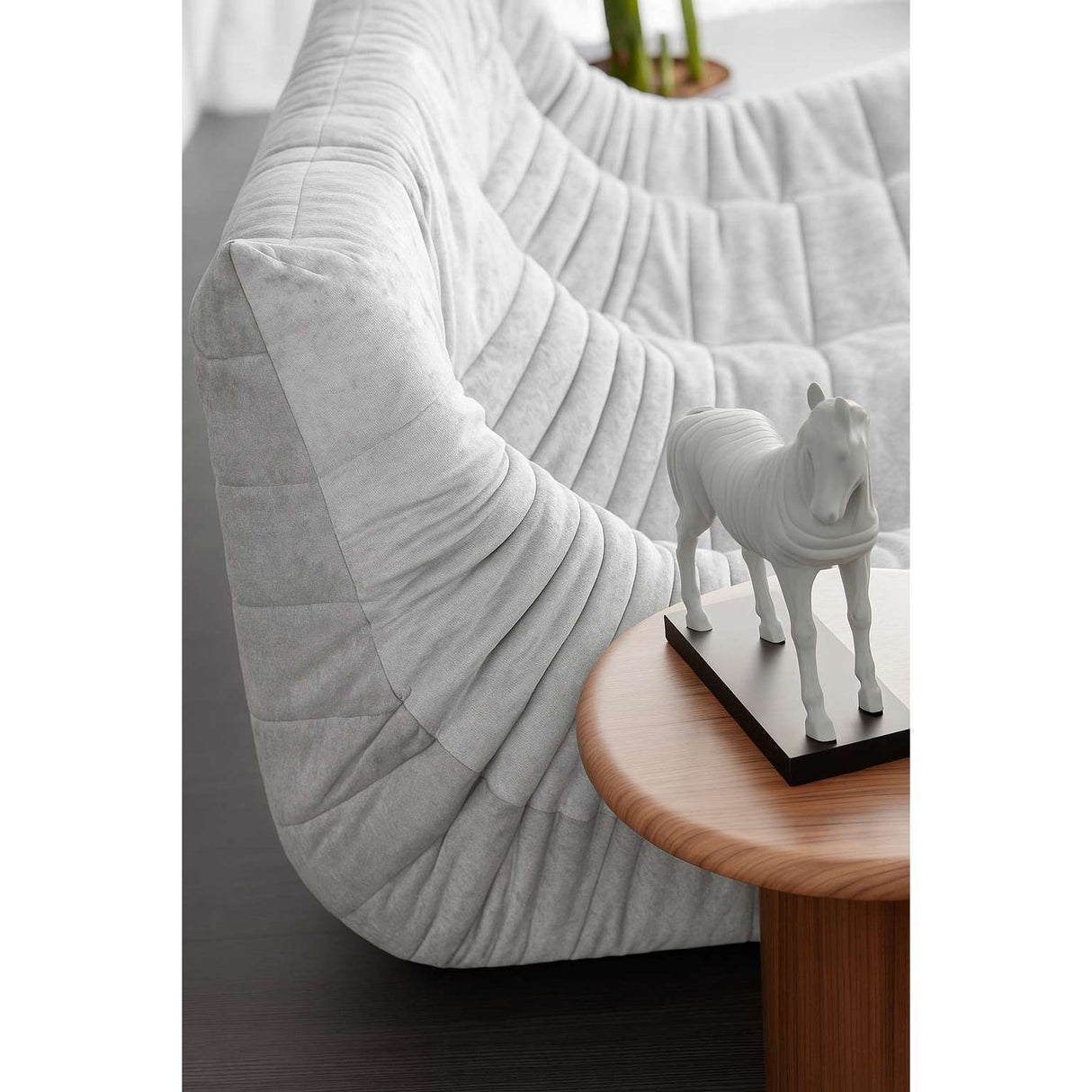 Liza 3-sits soffa Vit