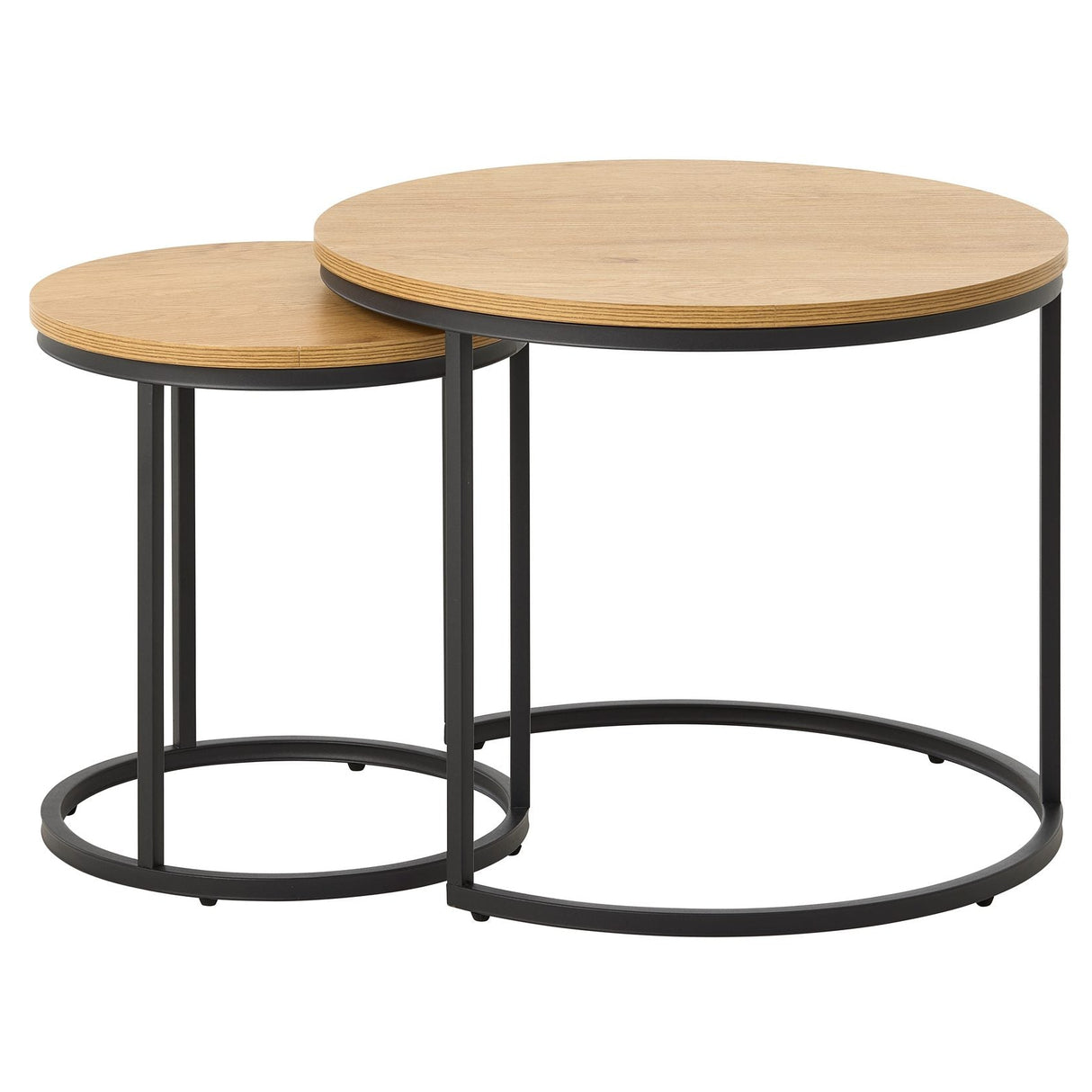 Classico Satsbord rund 60 cm Naturlig ek