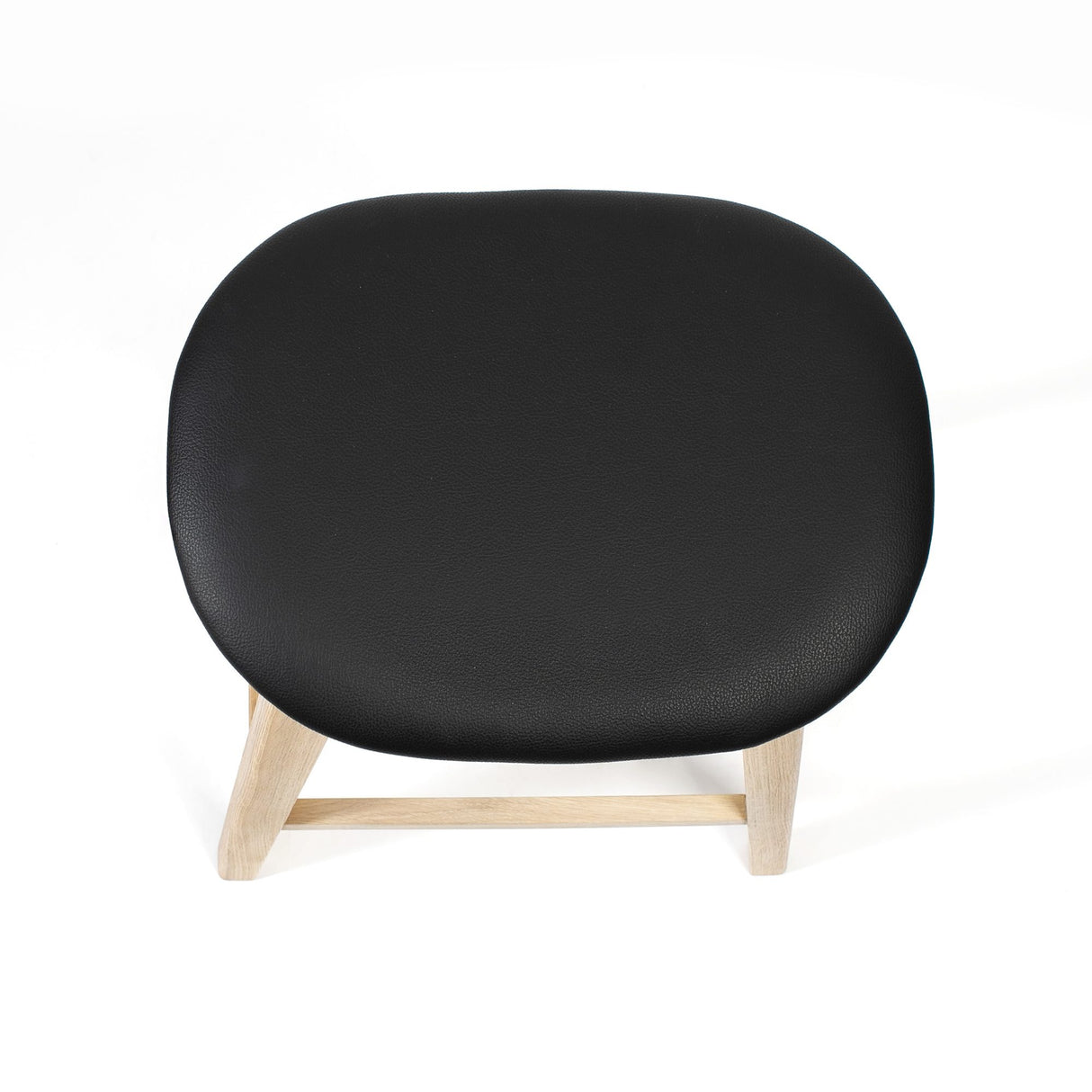 Kyoto Barpall Vitoljad Ek, Svart läder