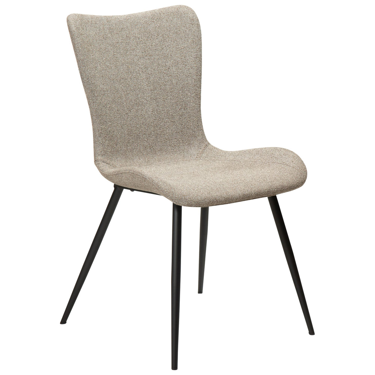 Medusa Stol Pebble Earth Bouclé, Black