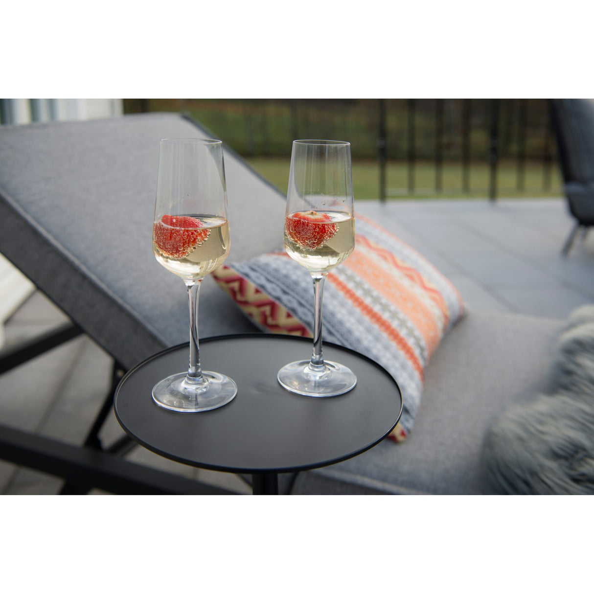 Jet Set Mini Ø23 cm Utebord Svart