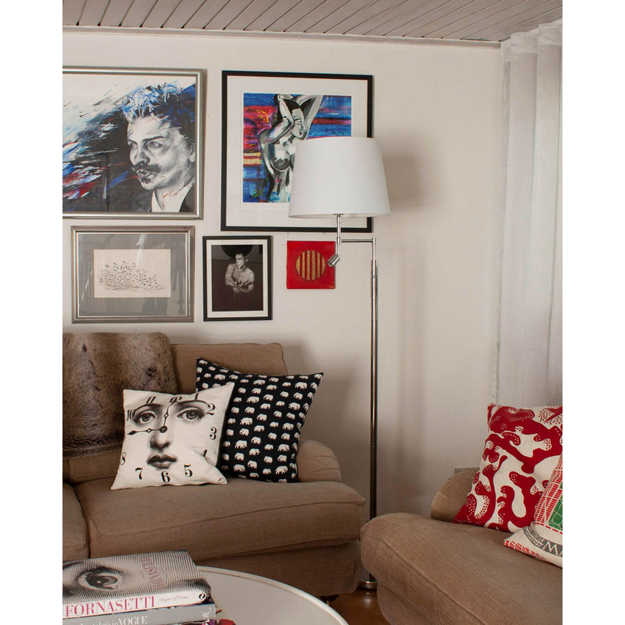 Orlando Golvlampa Vit