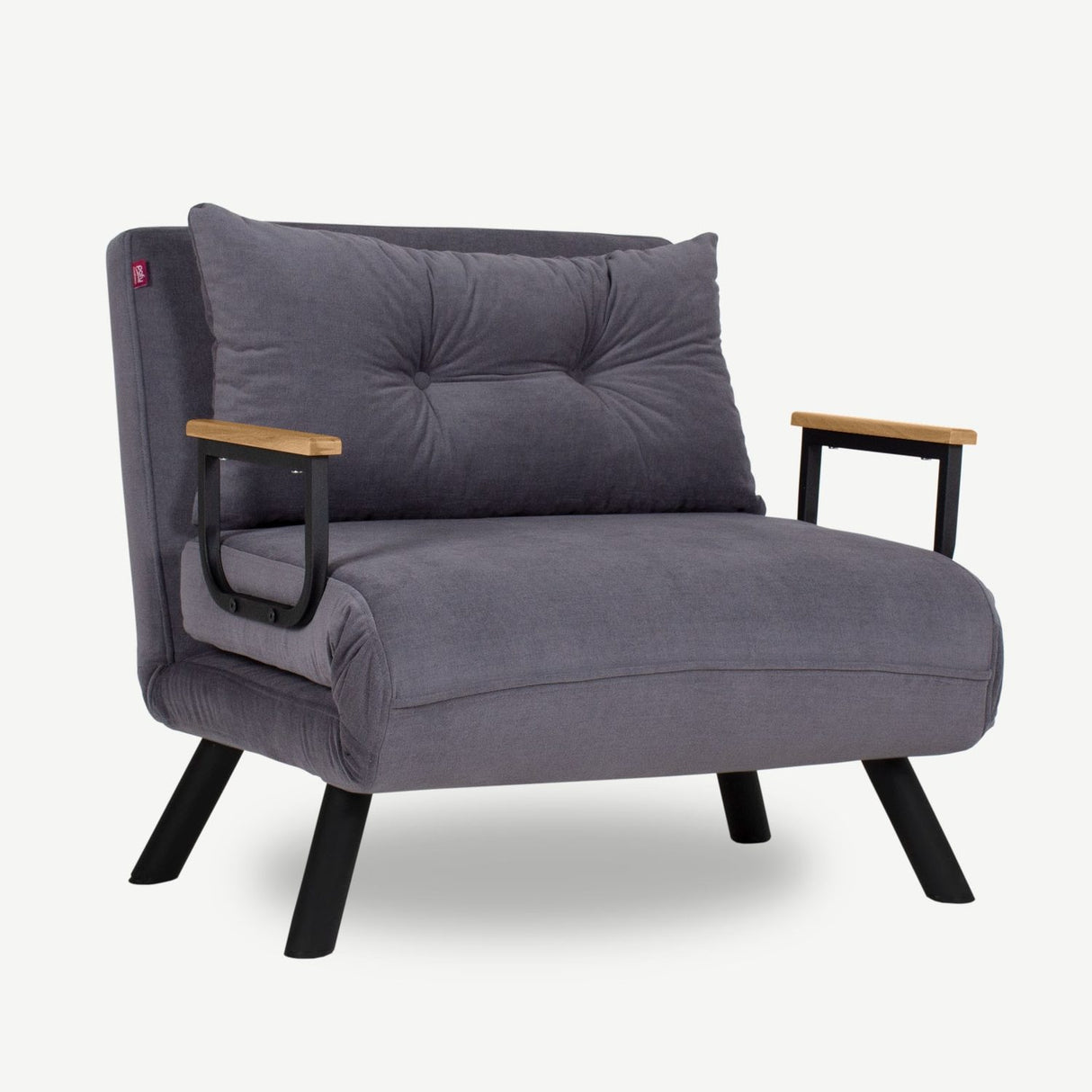 Freetown Single (26 x 120 x 60 cm) 1-sits bäddsoffa Grå