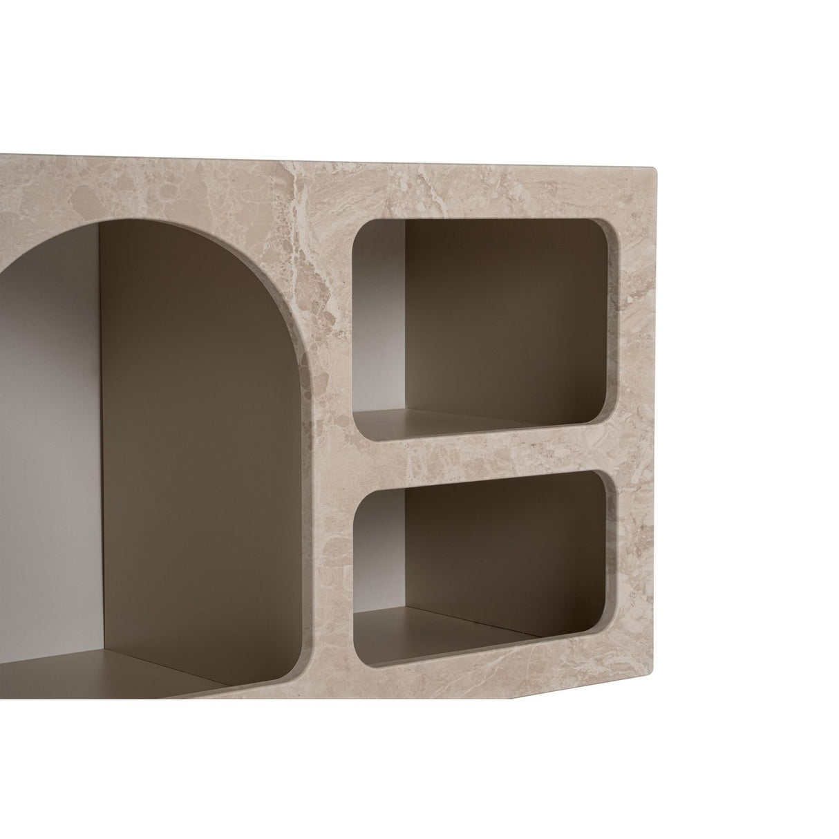 Kathmandu (160 x 51 x 40 cm) Konsol Travertinmarmor Sandsten