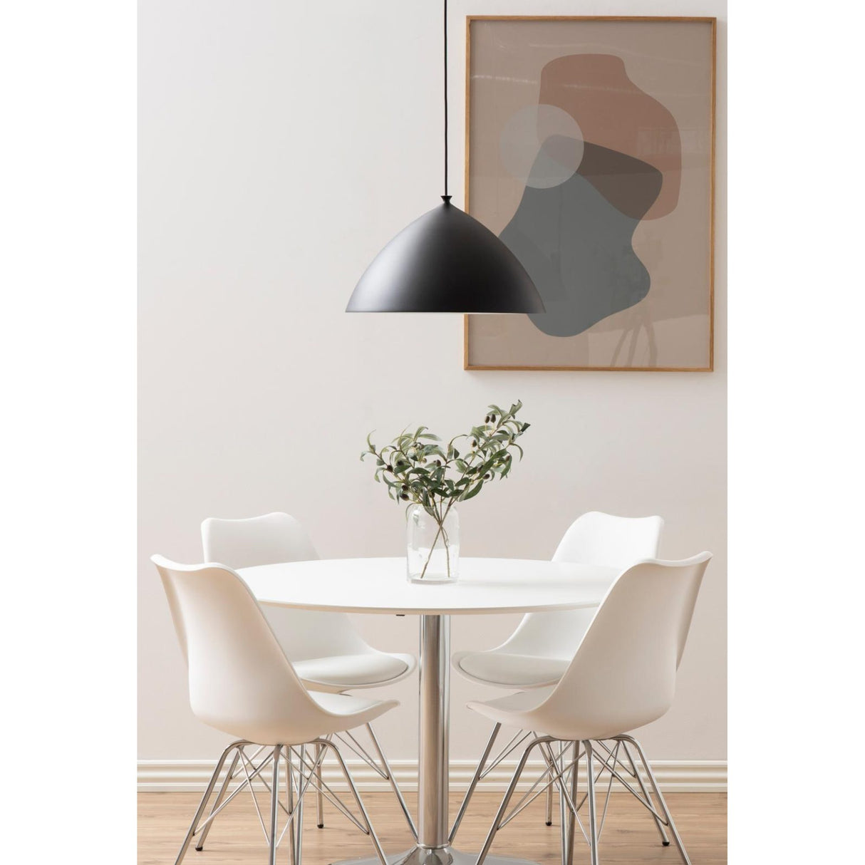 Shibuya Matstol Vit/Krom