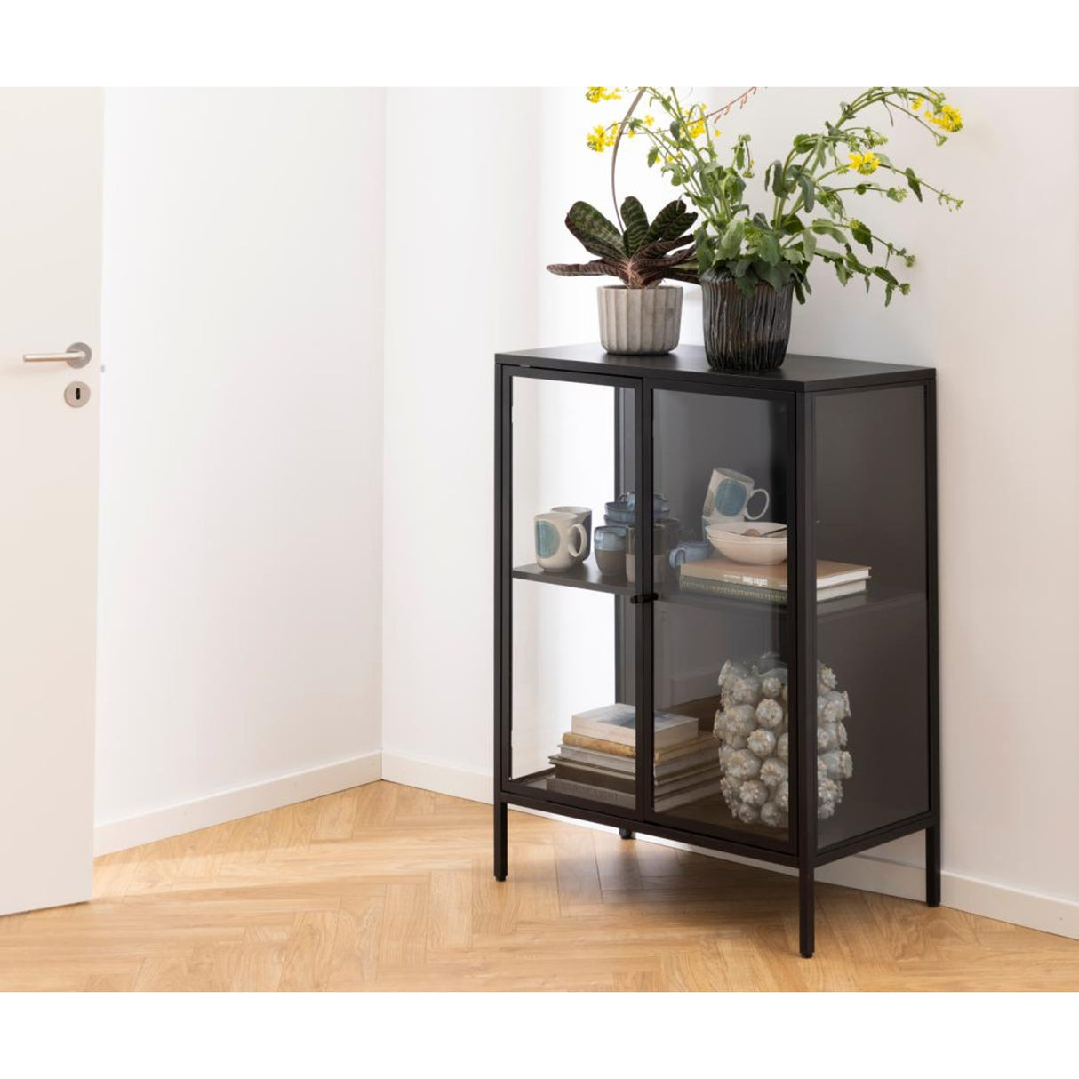 Travis Vitrinskåp 99x80x40 cm