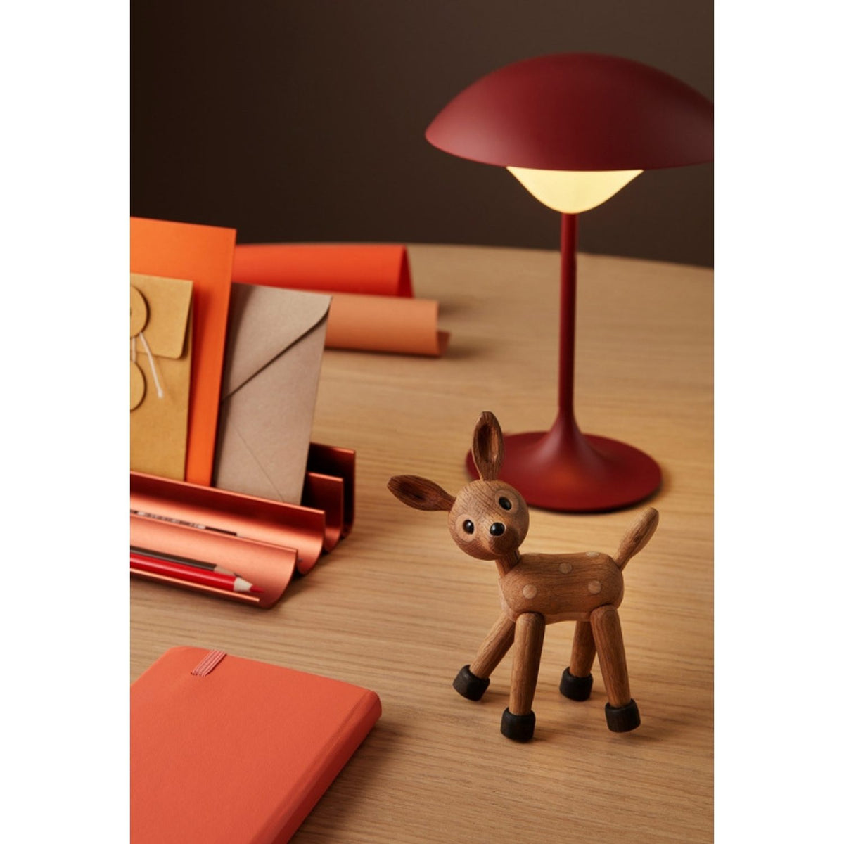 Spot Rådjur Baby Ek/Lönn Dekoration 12,7 cm