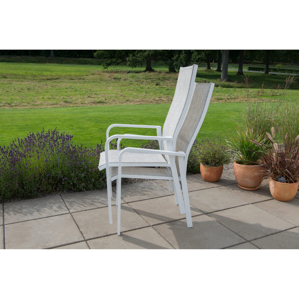 Hånger Positionsfåtölj Vit