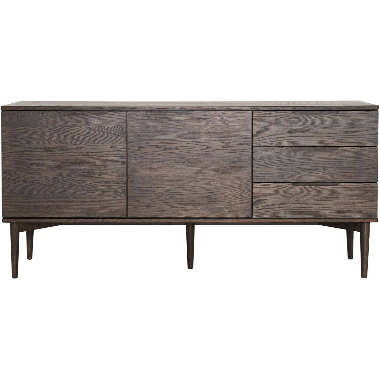 Karmöy 2+3 Sideboard Brunlackad
