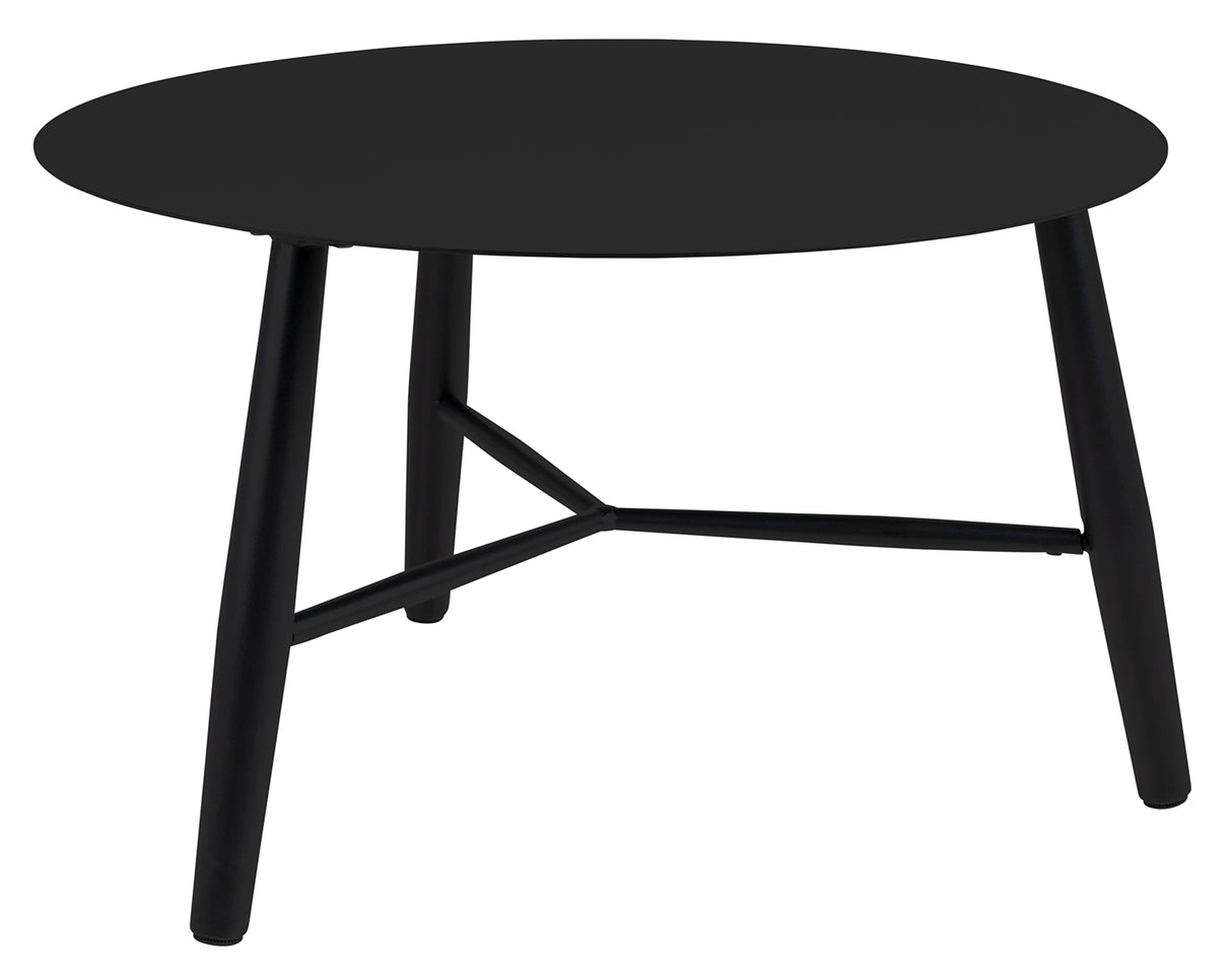 Vannes Soffbord 75 cm Rund Svart