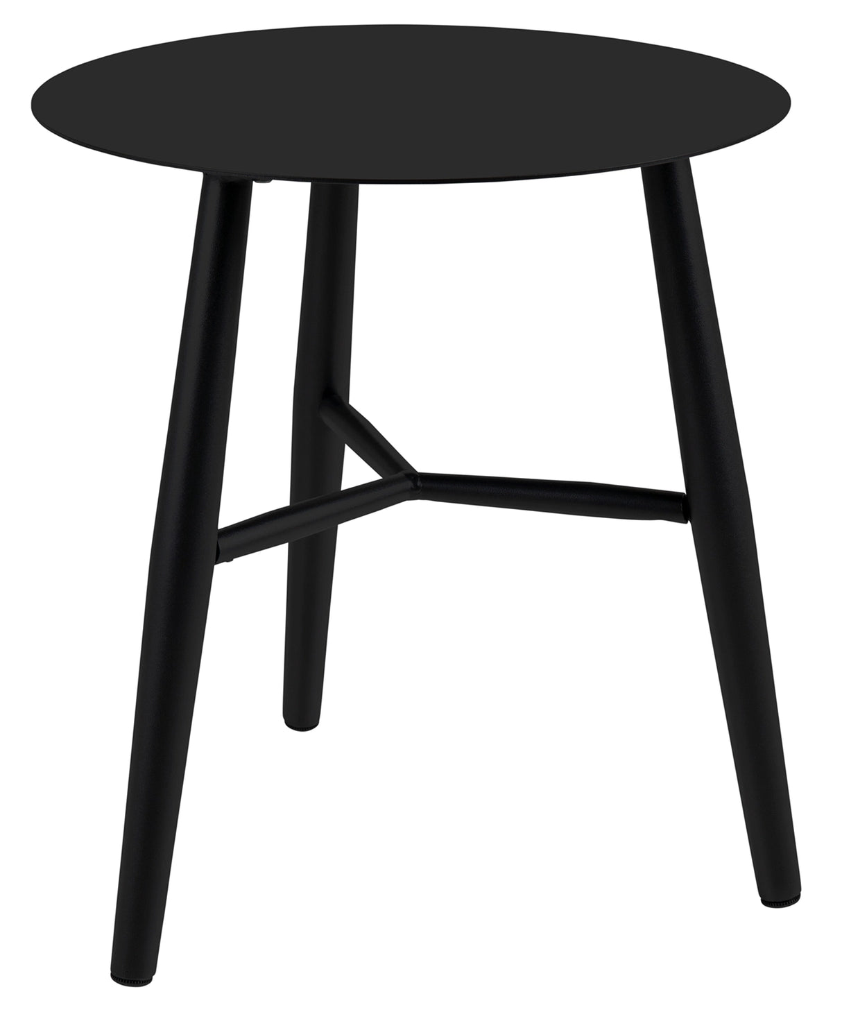 Vannes Sidobord 45 cm Rund Svart
