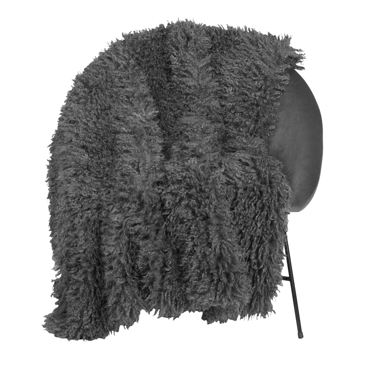 Wooly Pläd Grey