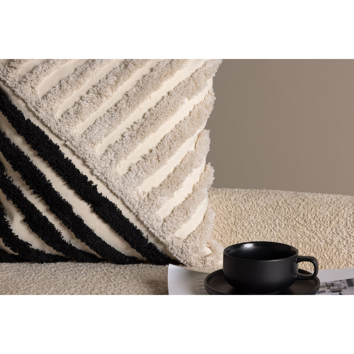 Zara Kuddfodral Vit, 45 x 45