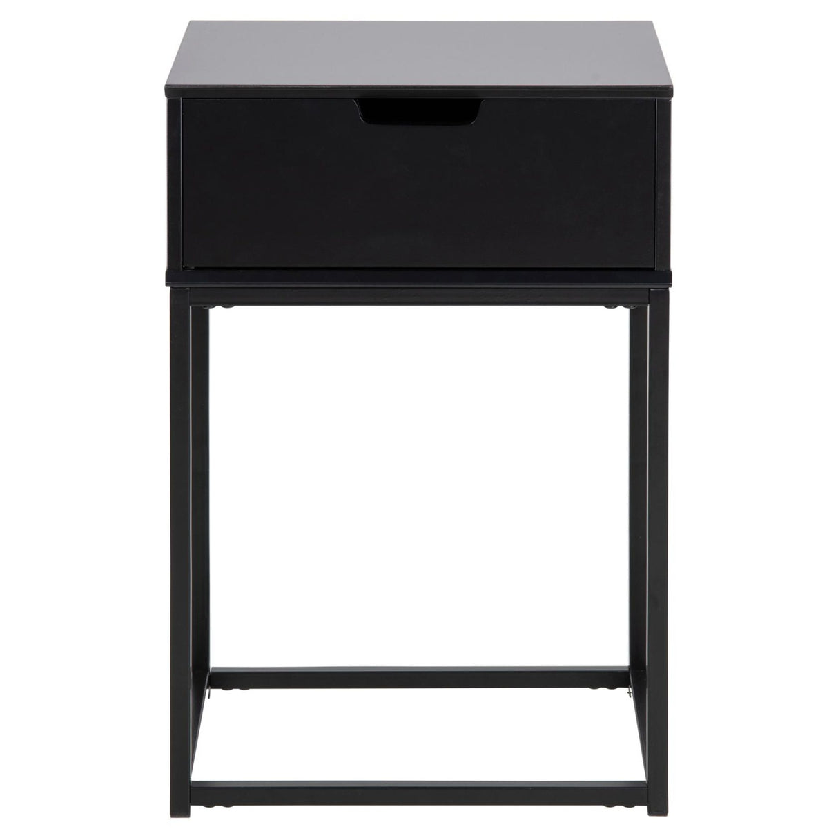 Kirkenes Sängbord 61x40x30 cm Svart