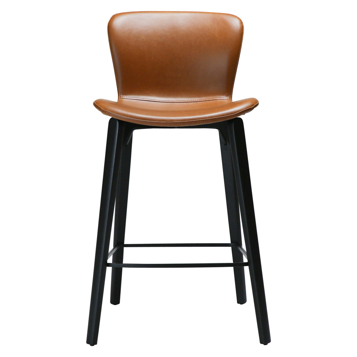 Paragon Barstol Vintage Light Brown Art.Leather, Black 68 cm